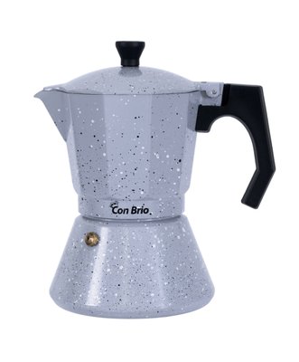Гейзерна кавоварка з індукцією 150 мл 3 порцій Con Brio СВ-6703 3826974 фото