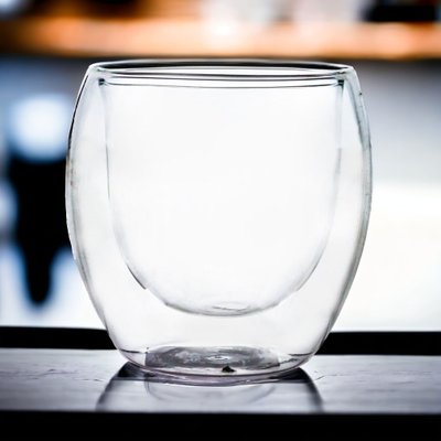 Стакан скляний з подвійними стінками (200мл) 81 фото